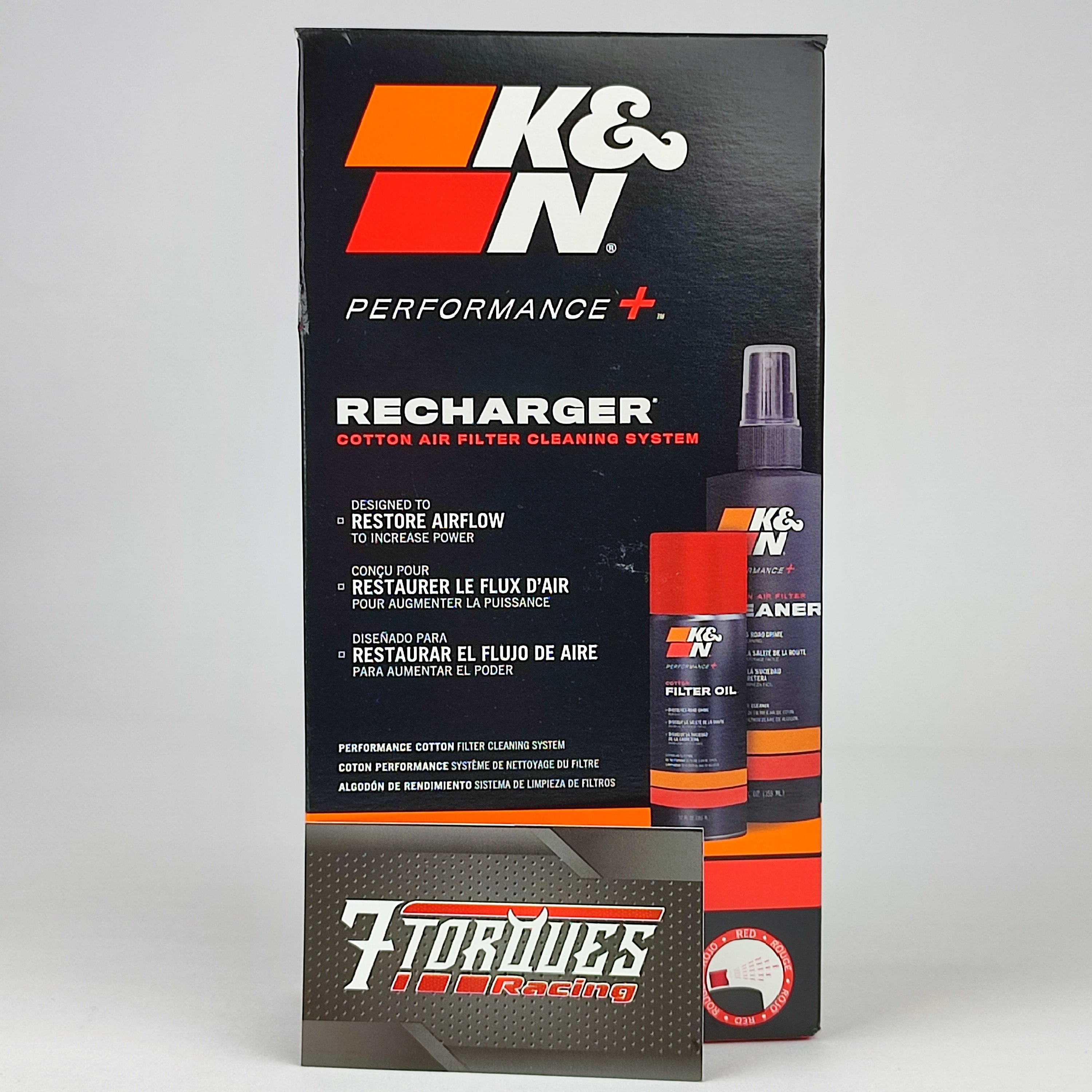 KIT DE MANTENIMIENTO Y LIMPIEZA K&N (RECHARGER KIT 99-5000)