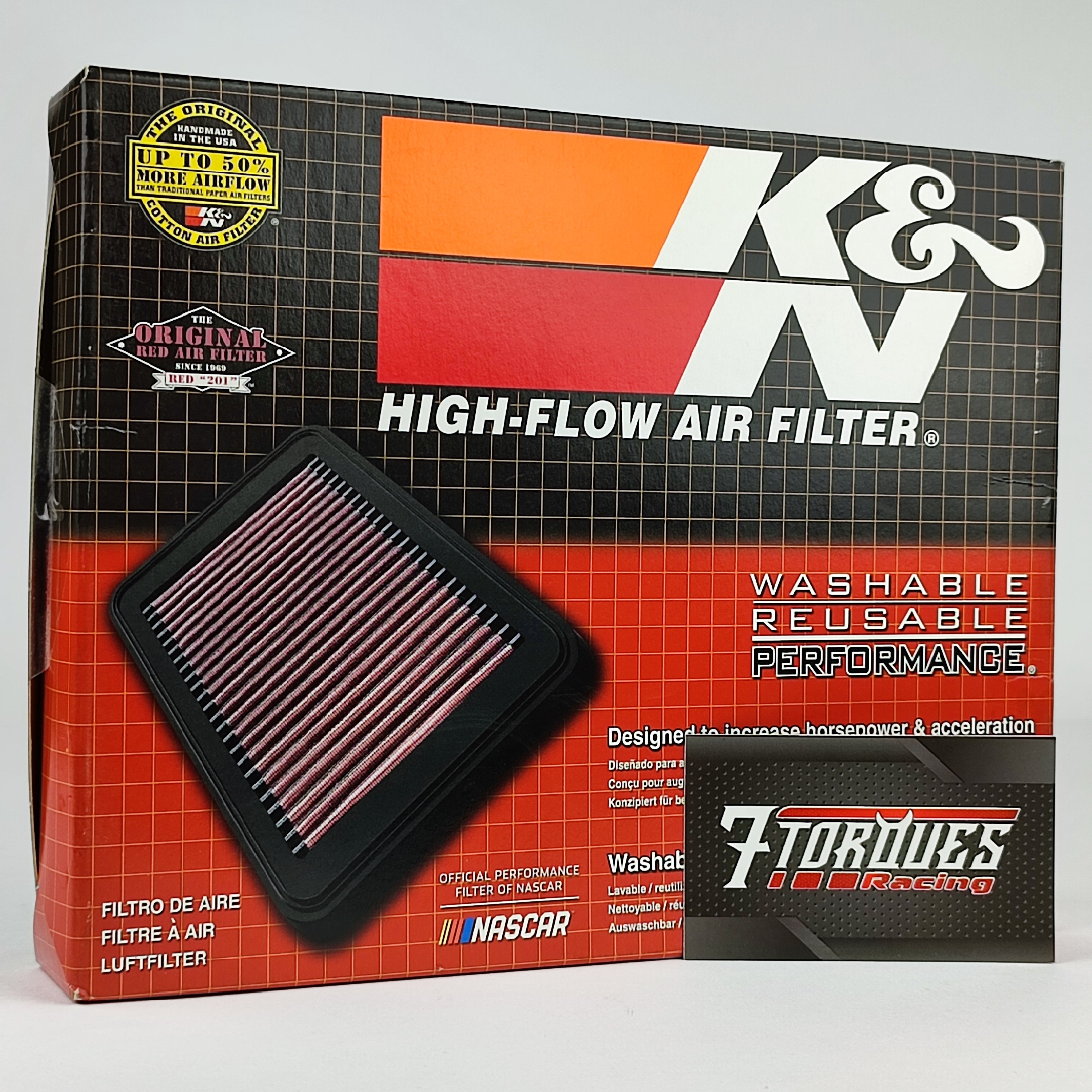 FILTRO DE AIRE K&N  PARA PULSAR 180 O 220 (MODELOS 2006 a 2011)